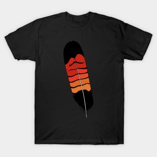 Red Tailed Black Cockatoo Feather T-Shirt